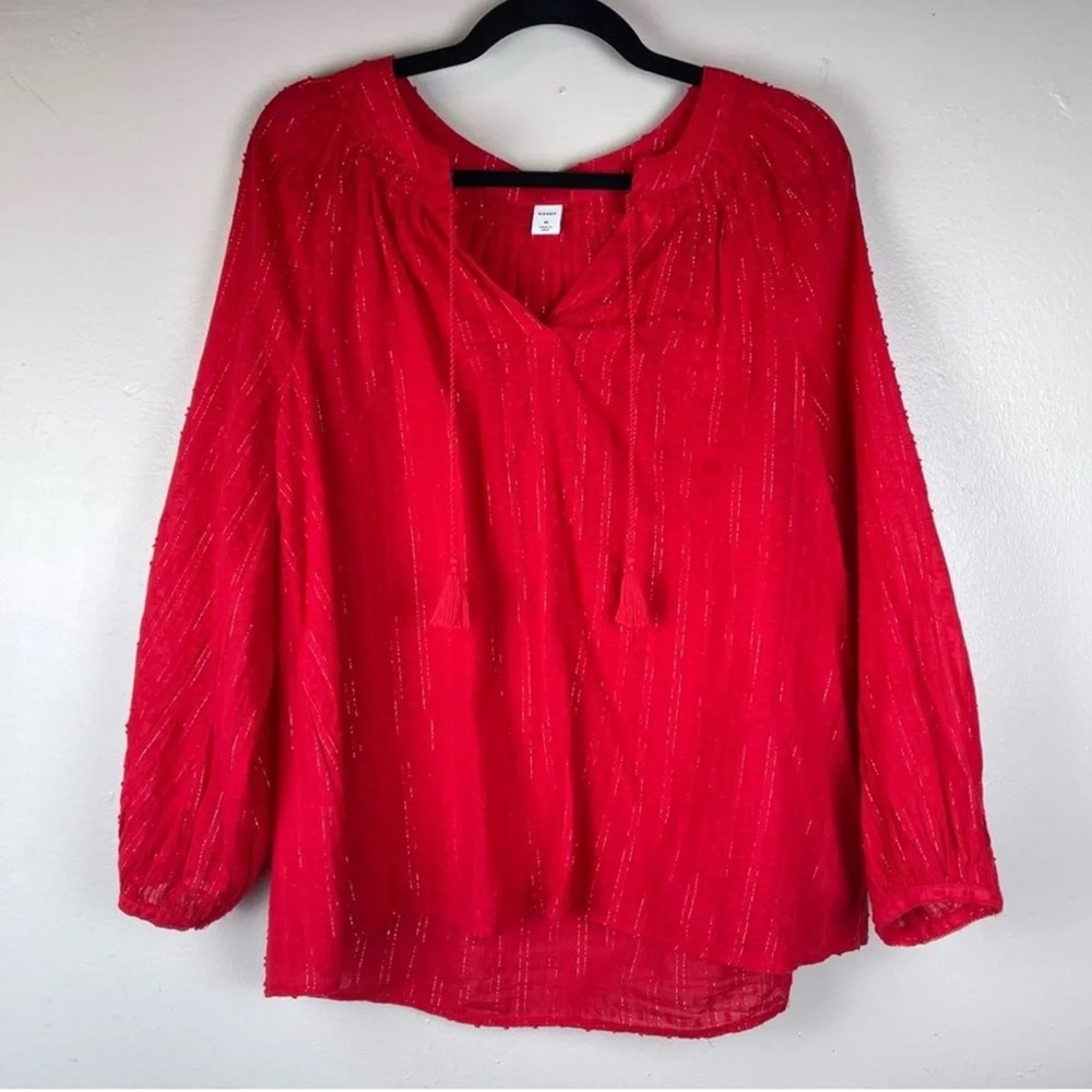 Old Navy Red Blouse